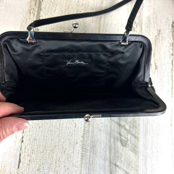 Vera Bradley Women’s Black Limited Edition Floral Embroidered Veronique Bag - Picture 3 of 6